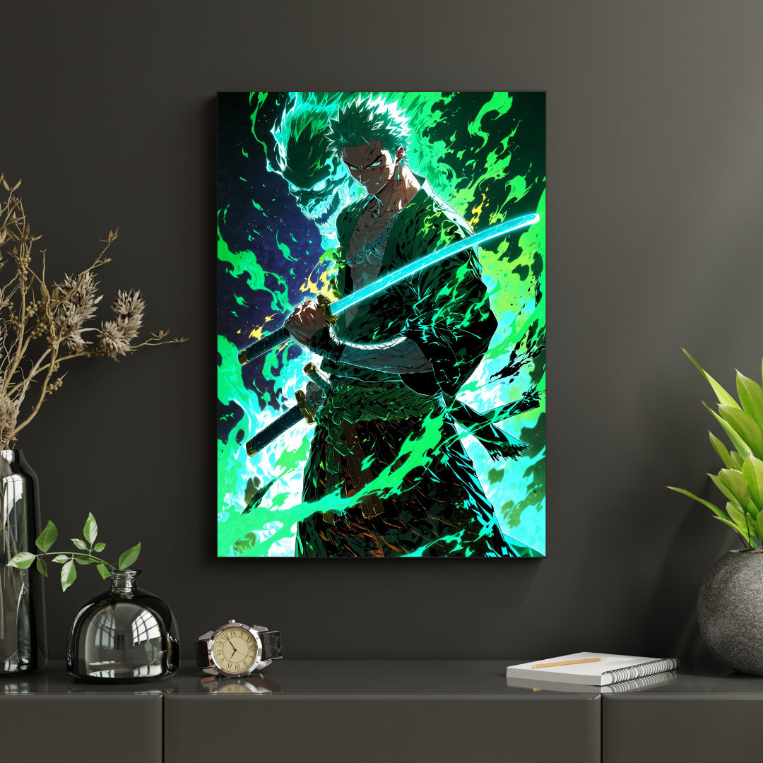 One Piece – Roronoa Zoro Plakat Aluminiowy