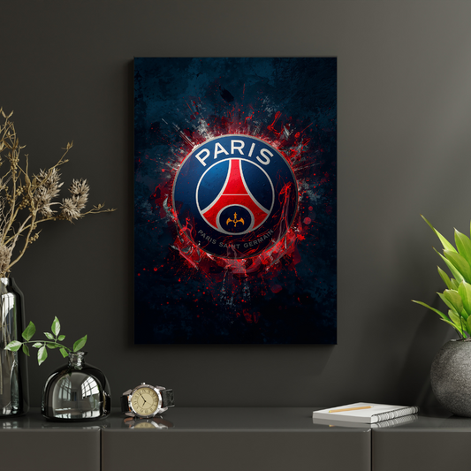 Paris Saint-Germain – Herb „Les Parisiens” Plakat Aluminiowy