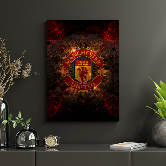 Manchester United – Herb „Red Devils” Plakat Aluminiowy