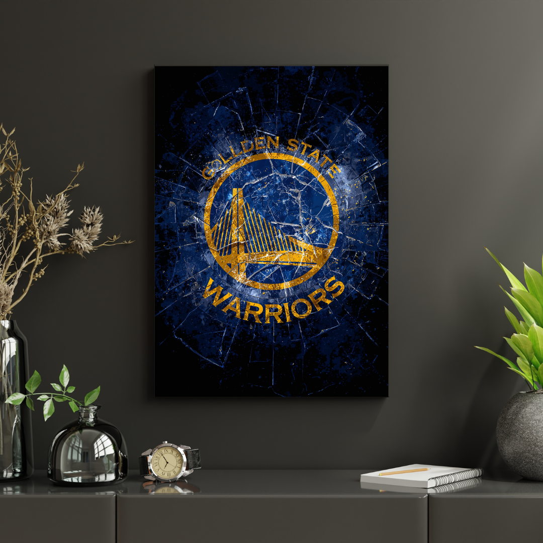 Golden State Warriors – Shattered Glory Plakat Aluminiowy