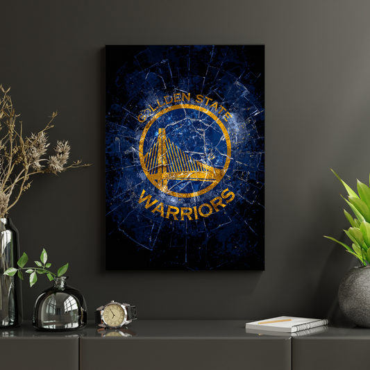 Golden State Warriors – Shattered Glory Plakat Aluminiowy