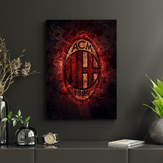 AC Milan – Inferno Legacy Plakat Aluminiowy