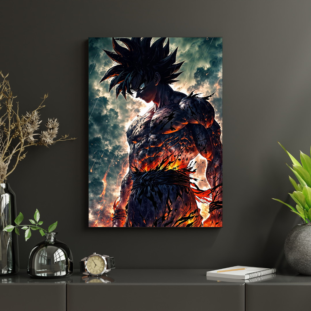 Dragon Ball – Goku Ultra Instinct Plakat Aluminiowy