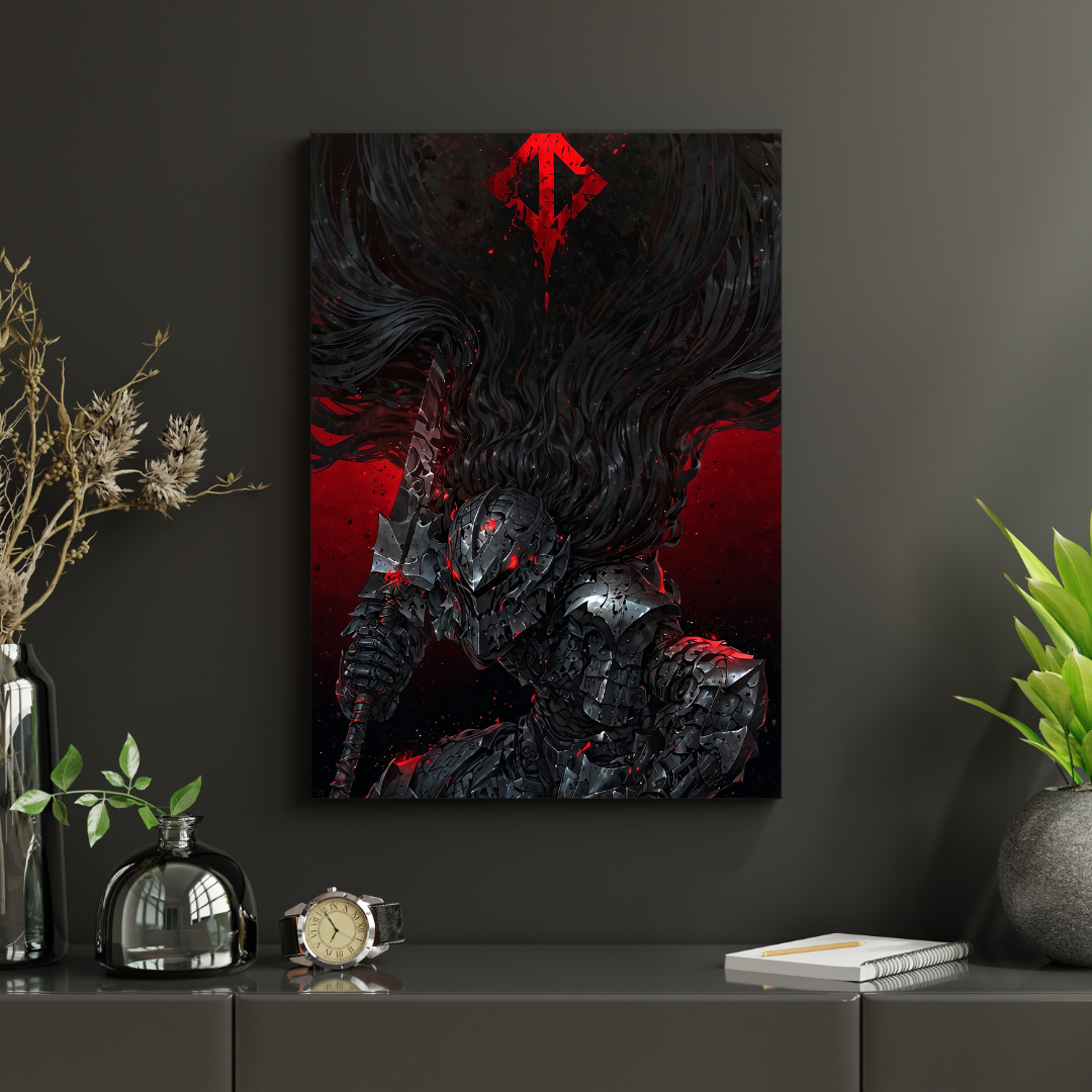 Guts – Berserk „Black Swordsman” Plakat Aluminiowy