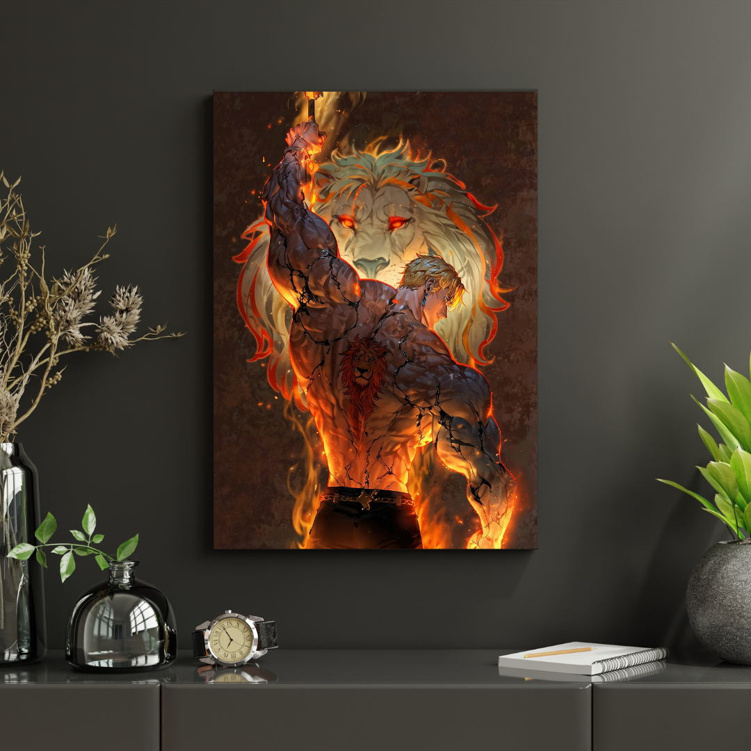 Escanor – Seven Deadly Sins „Lion’s Pride” Plakat Aluminiowy