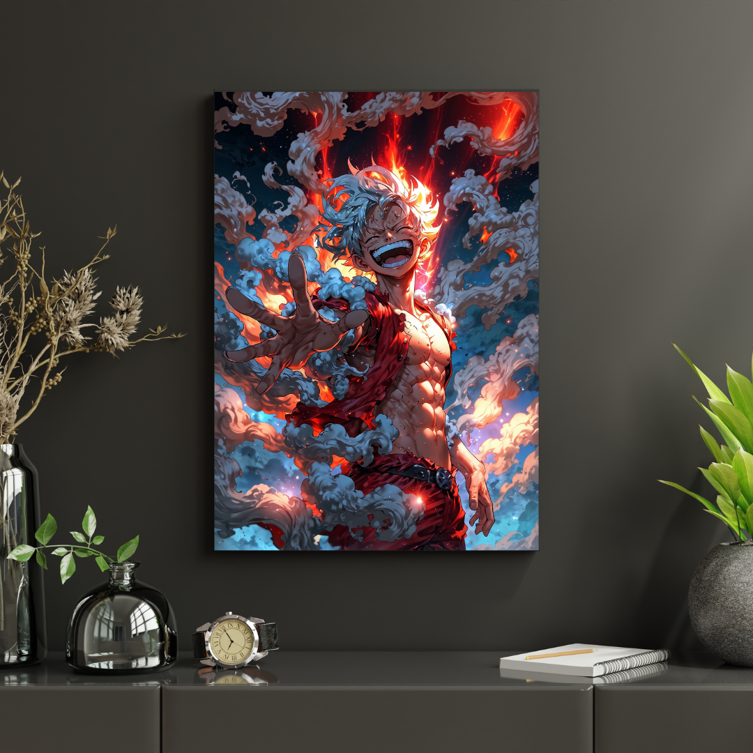 One Piece – Luffy Gear 5 Plakat Aluminiowy