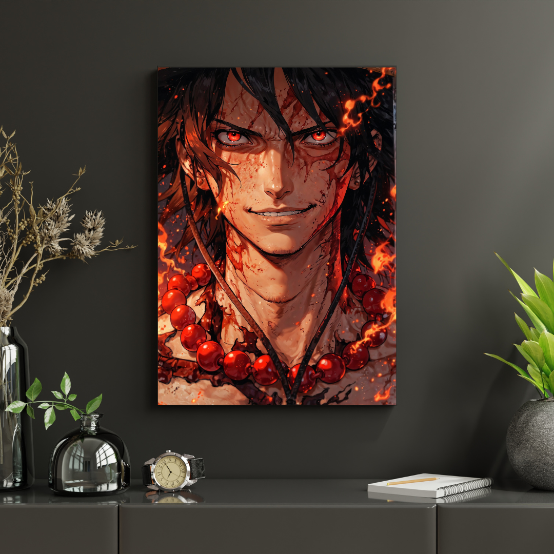 One Piece – Portgas D. Ace Plakat Aluminiowy