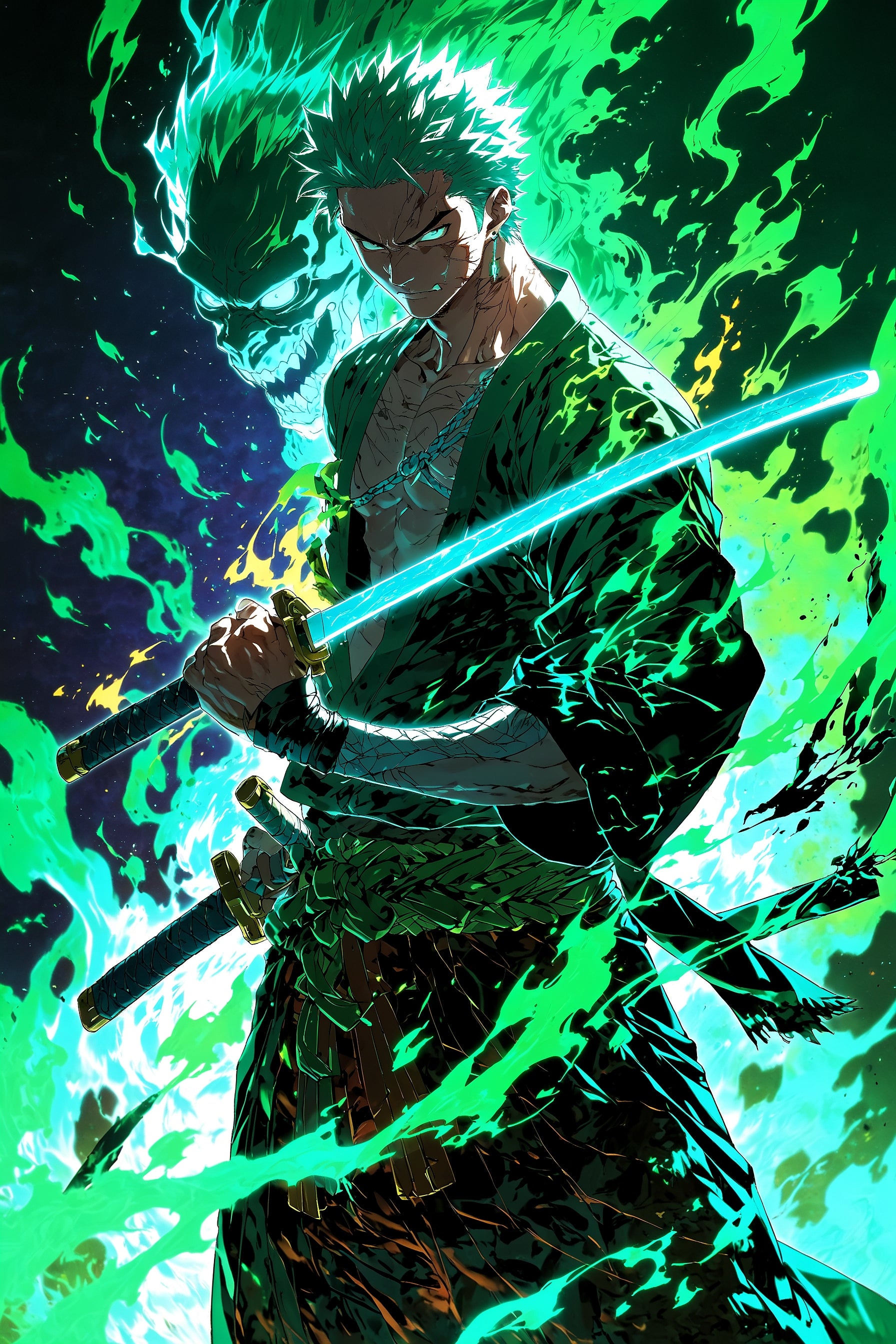 One Piece – Roronoa Zoro Plakat Aluminiowy