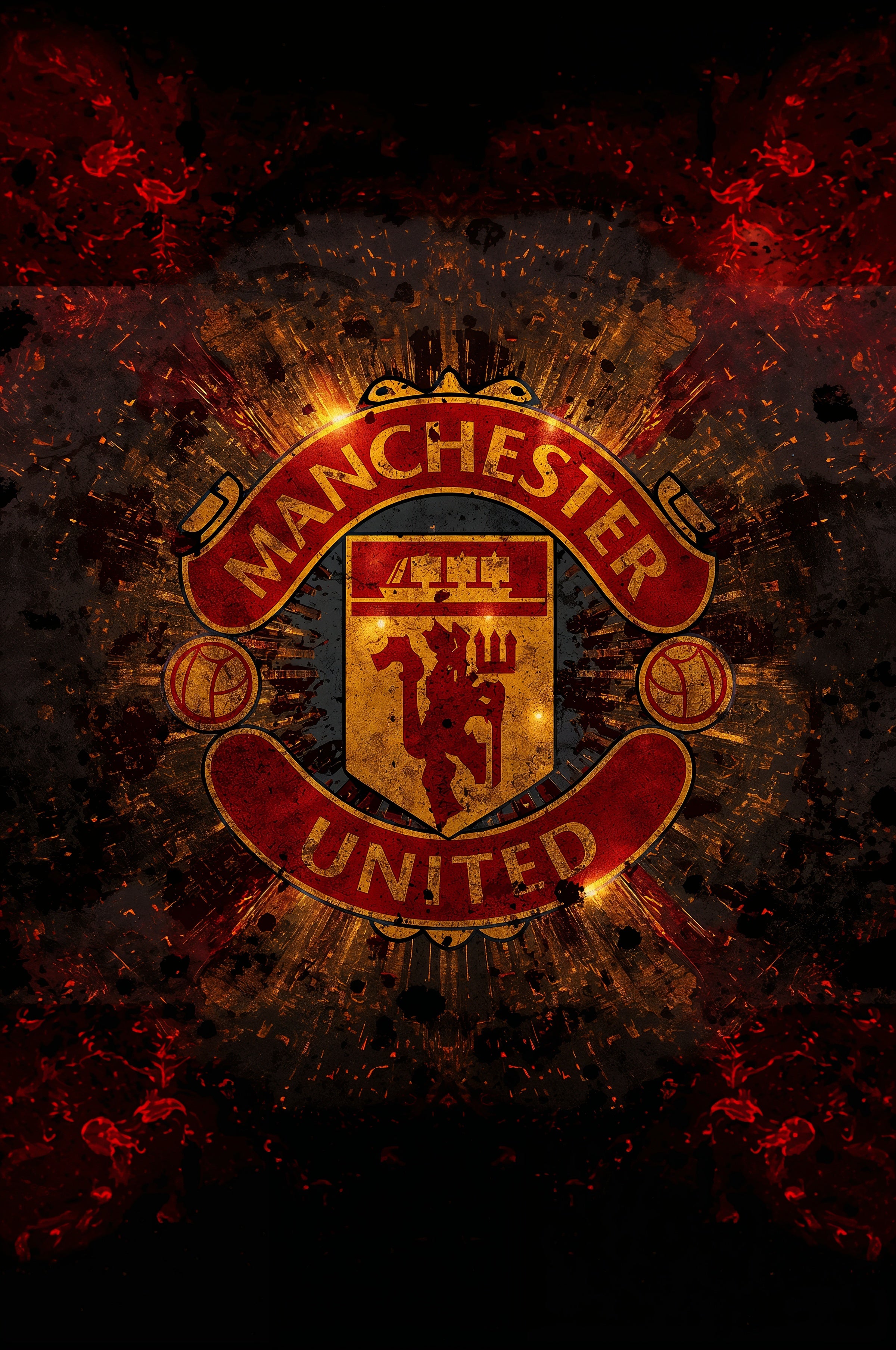 Manchester United – Herb „Red Devils” Plakat Aluminiowy