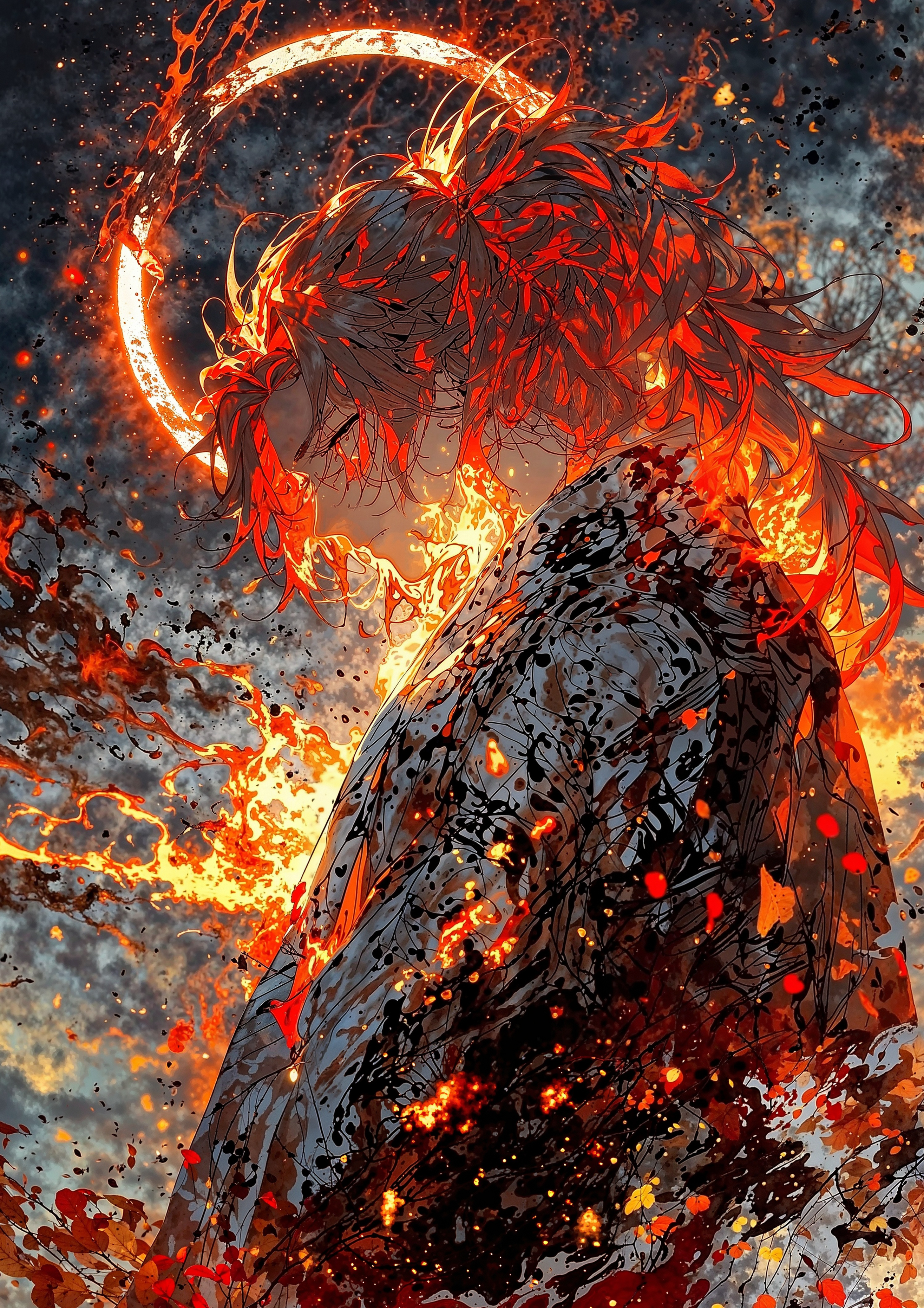 Demon Slayer – Rengoku Kyojuro Plakat Aluminiowy