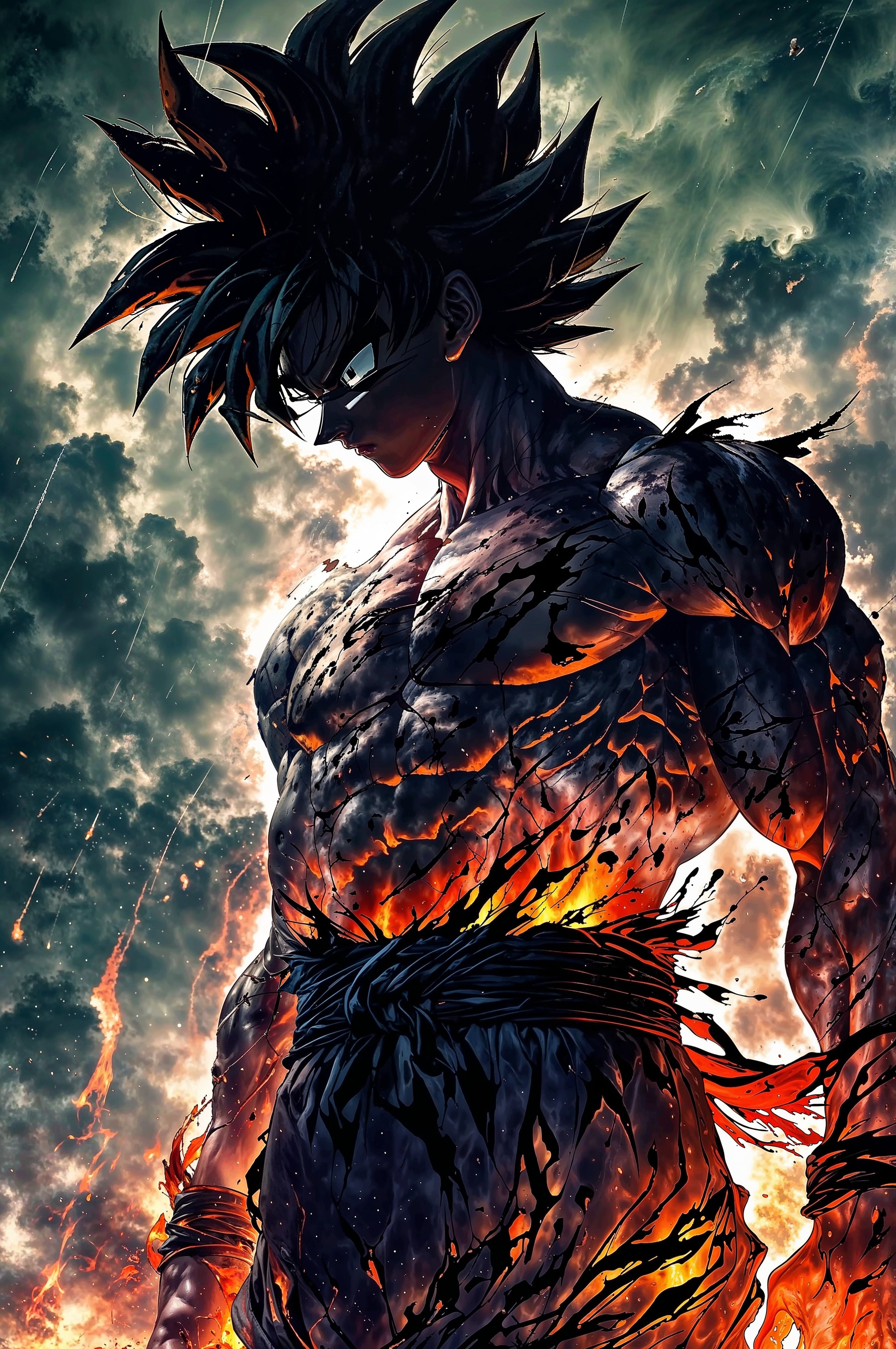 Dragon Ball – Goku Ultra Instinct Plakat Aluminiowy