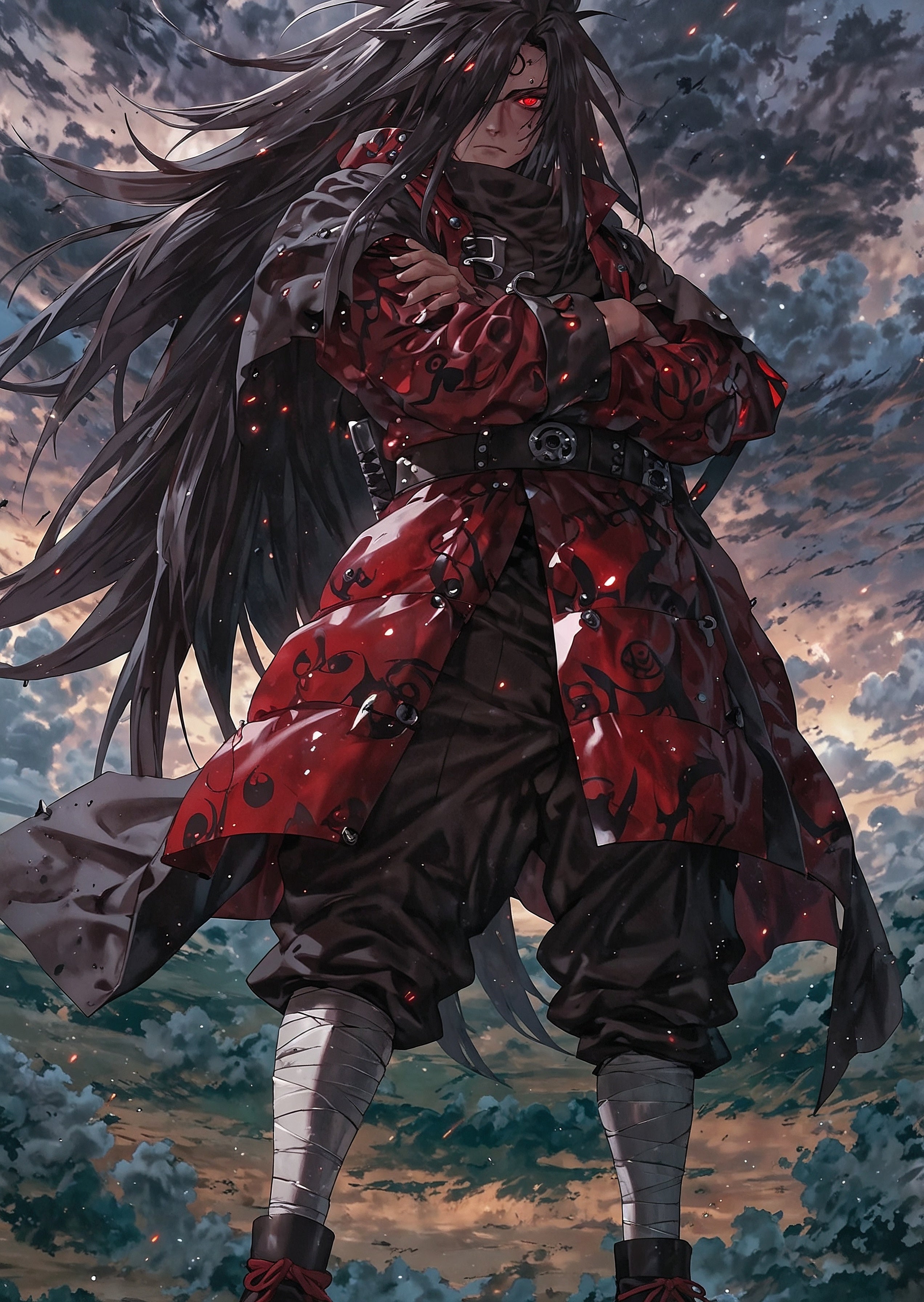Naruto – Madara Uchiha „Storm of War” Plakat Aluminiowy