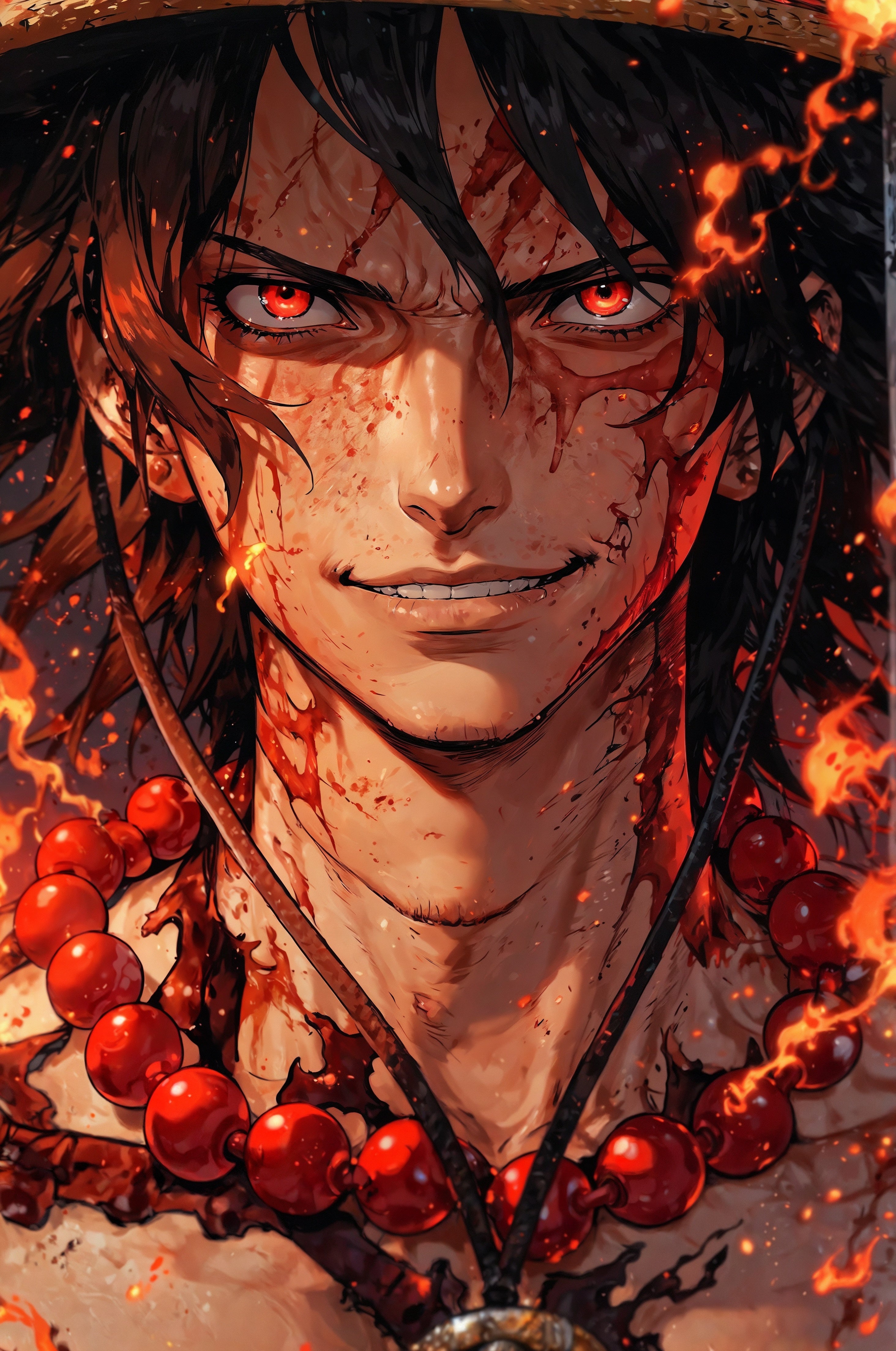 One Piece – Portgas D. Ace Plakat Aluminiowy