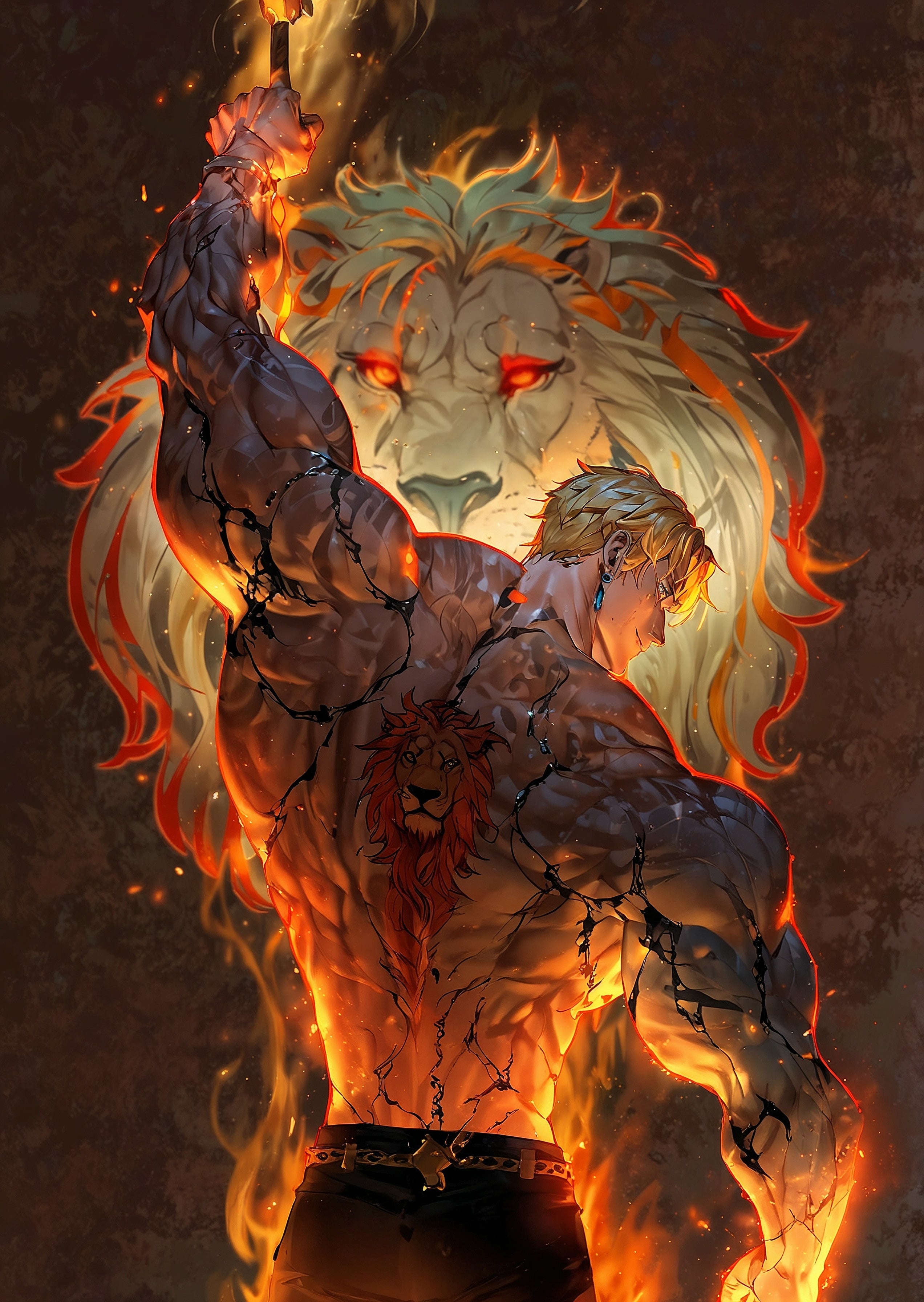 Escanor – Seven Deadly Sins „Lion’s Pride” Plakat Aluminiowy