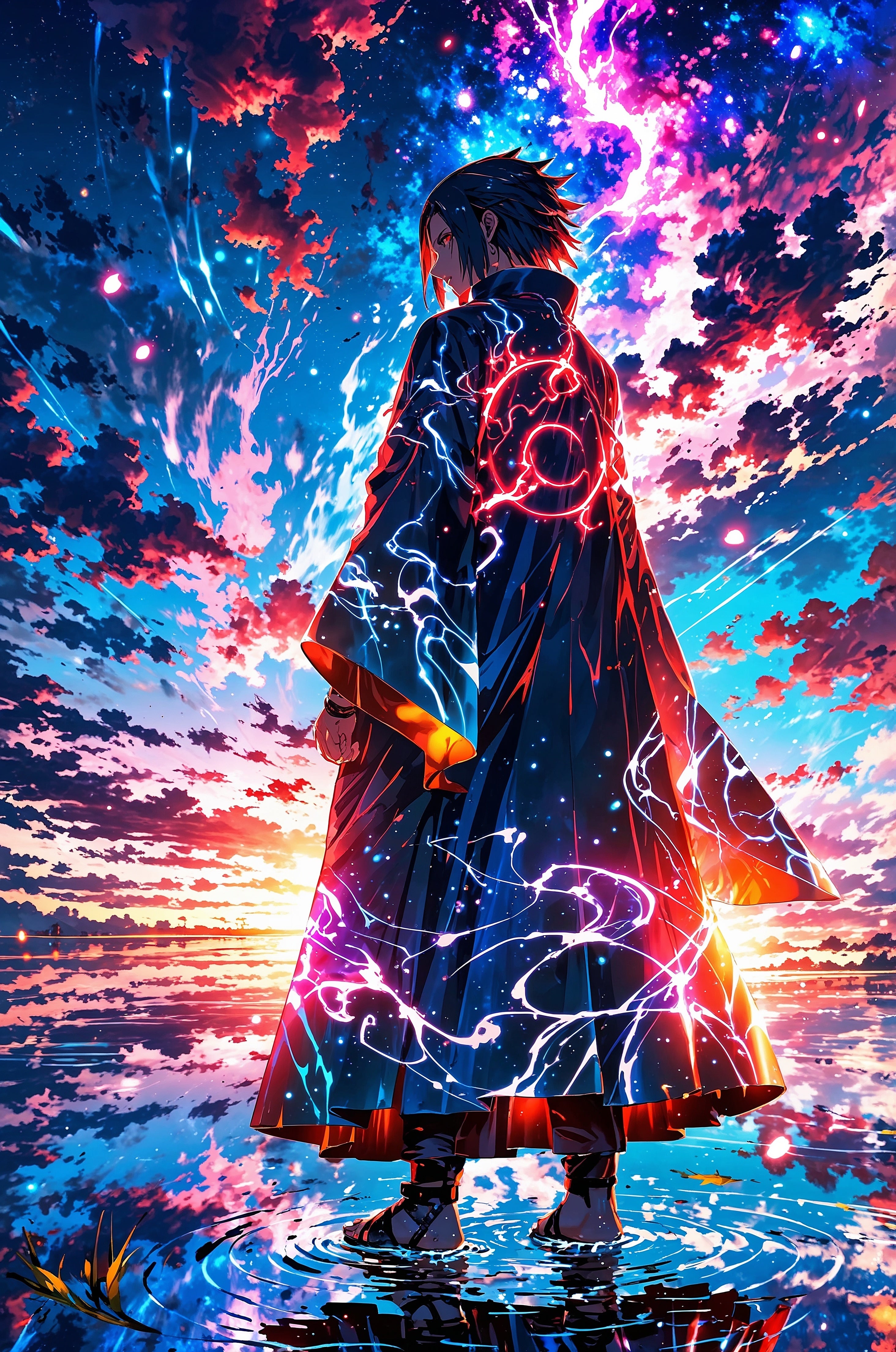 Naruto – Sasuke Uchiha Plakat Aluminiowy